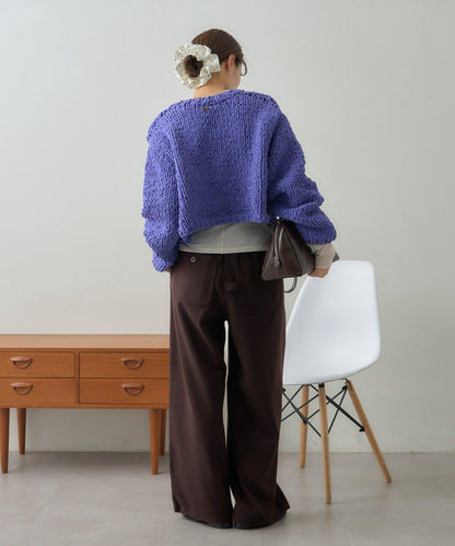 【GEVACO】羊毛感休閒褲