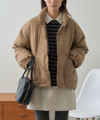 【GEVACO】無縫中長款羽絨夾克