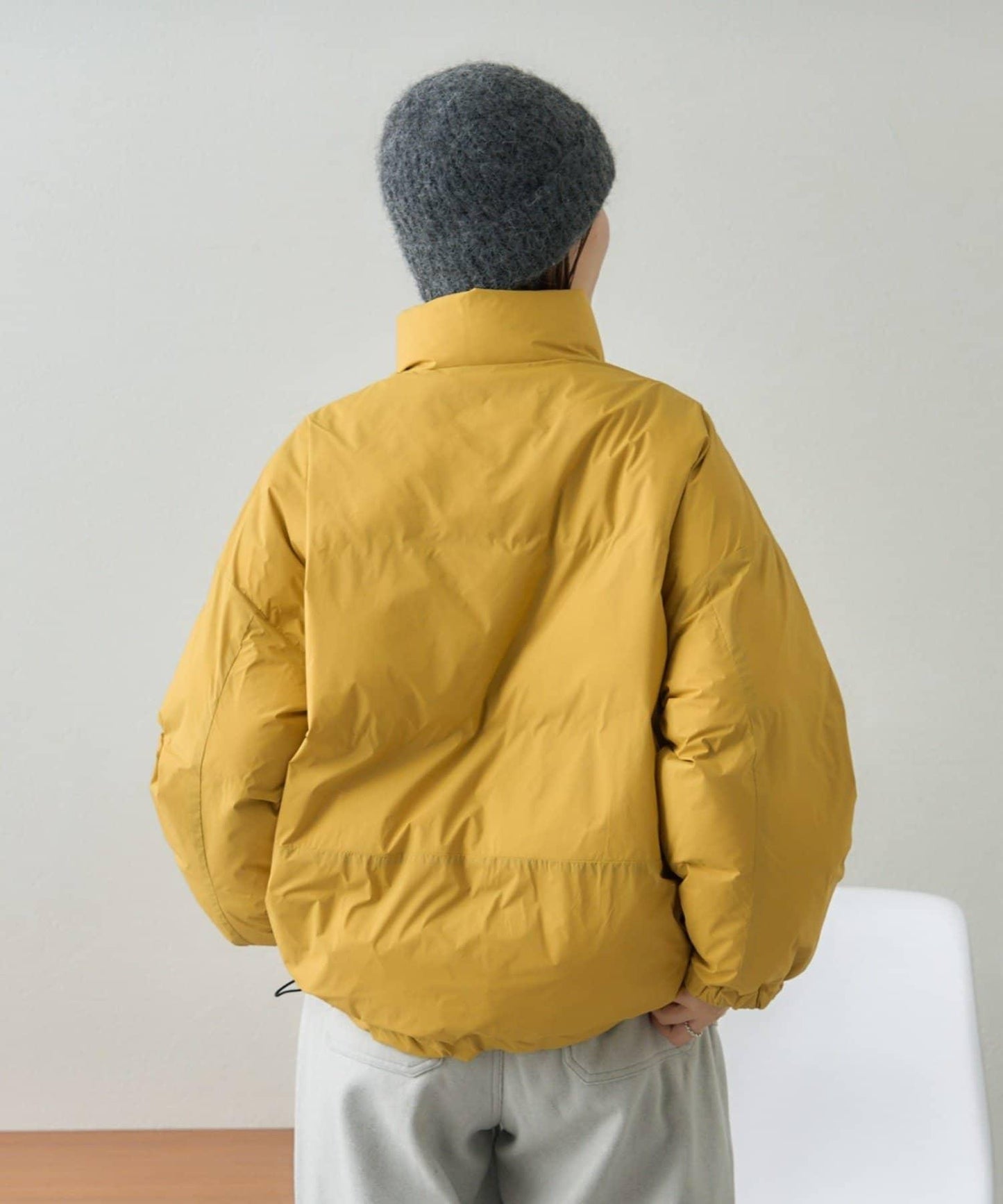 【GEVACO】無縫中長款羽絨夾克