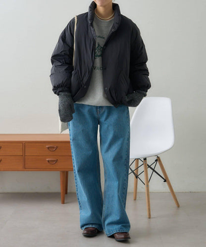 【GEVACO】無縫中長款羽絨夾克