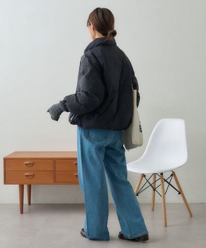 【GEVACO】無縫中長款羽絨夾克