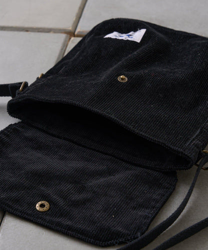 【FOX】燈芯絨翻蓋迷你單肩包