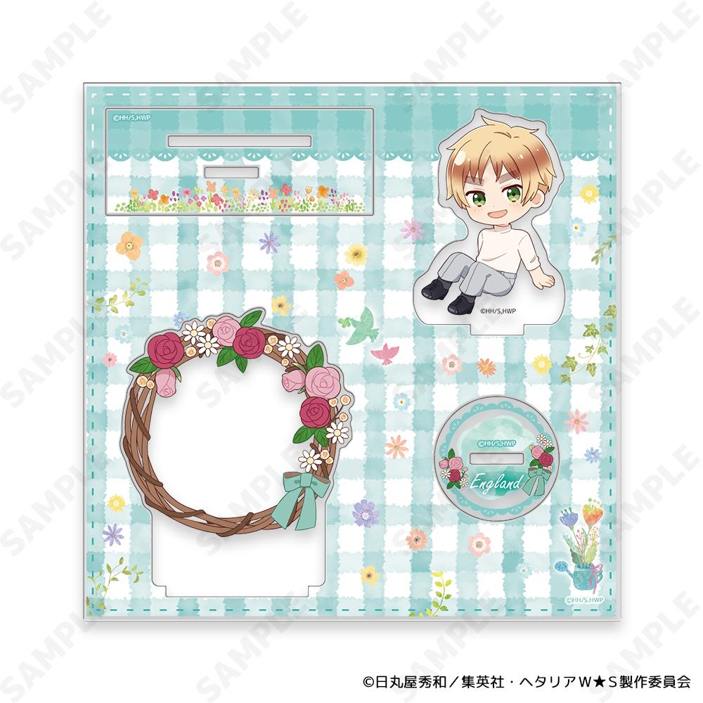 《黑塔利亞World☆Stars》亞克力立牌 5 英國-花之沐浴-[ドレセレmini]