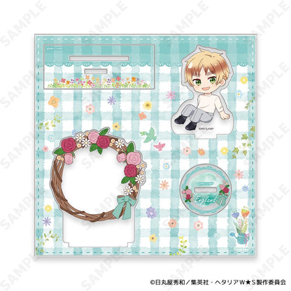 《黑塔利亞World☆Stars》亞克力立牌 5 英國-花之沐浴-[ドレセレmini]