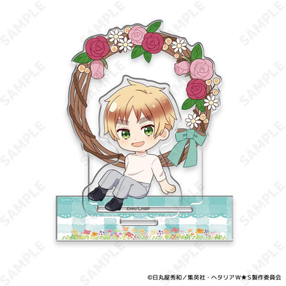 《黑塔利亞World☆Stars》亞克力立牌 5 英國-花之沐浴-[ドレセレmini]