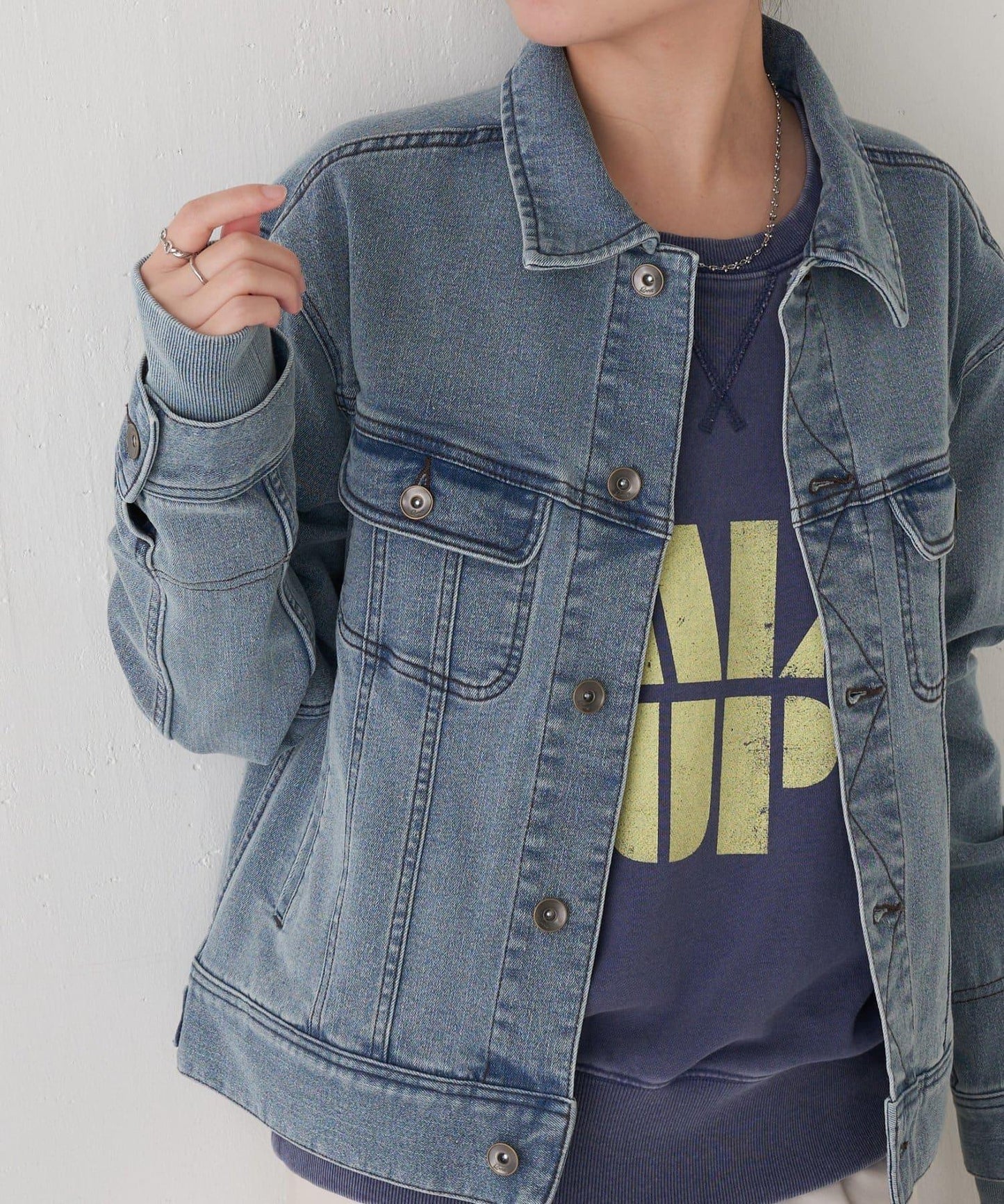 【2尺碼可選】Q.anos 彈力羅紋夾克