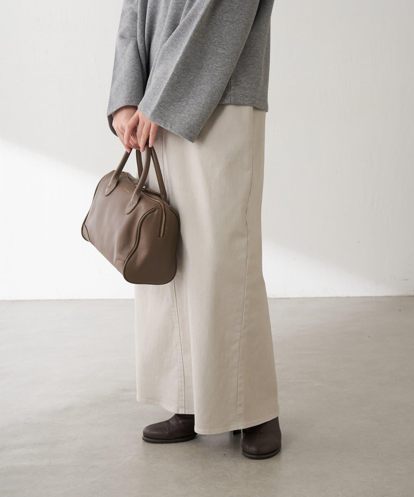 【彈力面料◎】Q.anos 修身牛仔半身裙