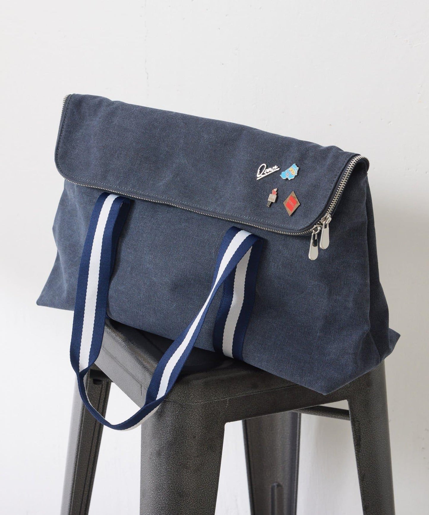 【附胸針】Q.anos大號波士頓托特包