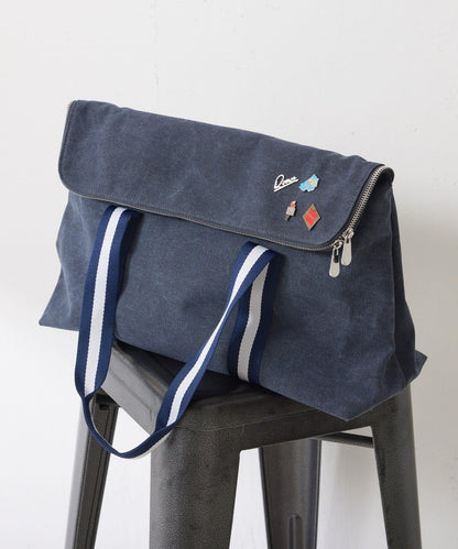 【附胸針】Q.anos大號波士頓托特包