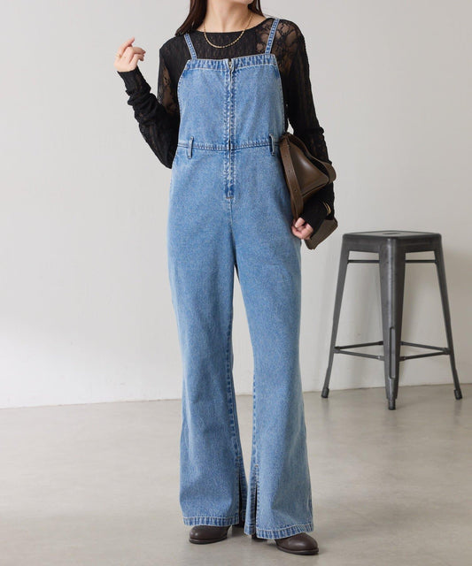 【顯瘦款】Q.anos 喇叭連體褲