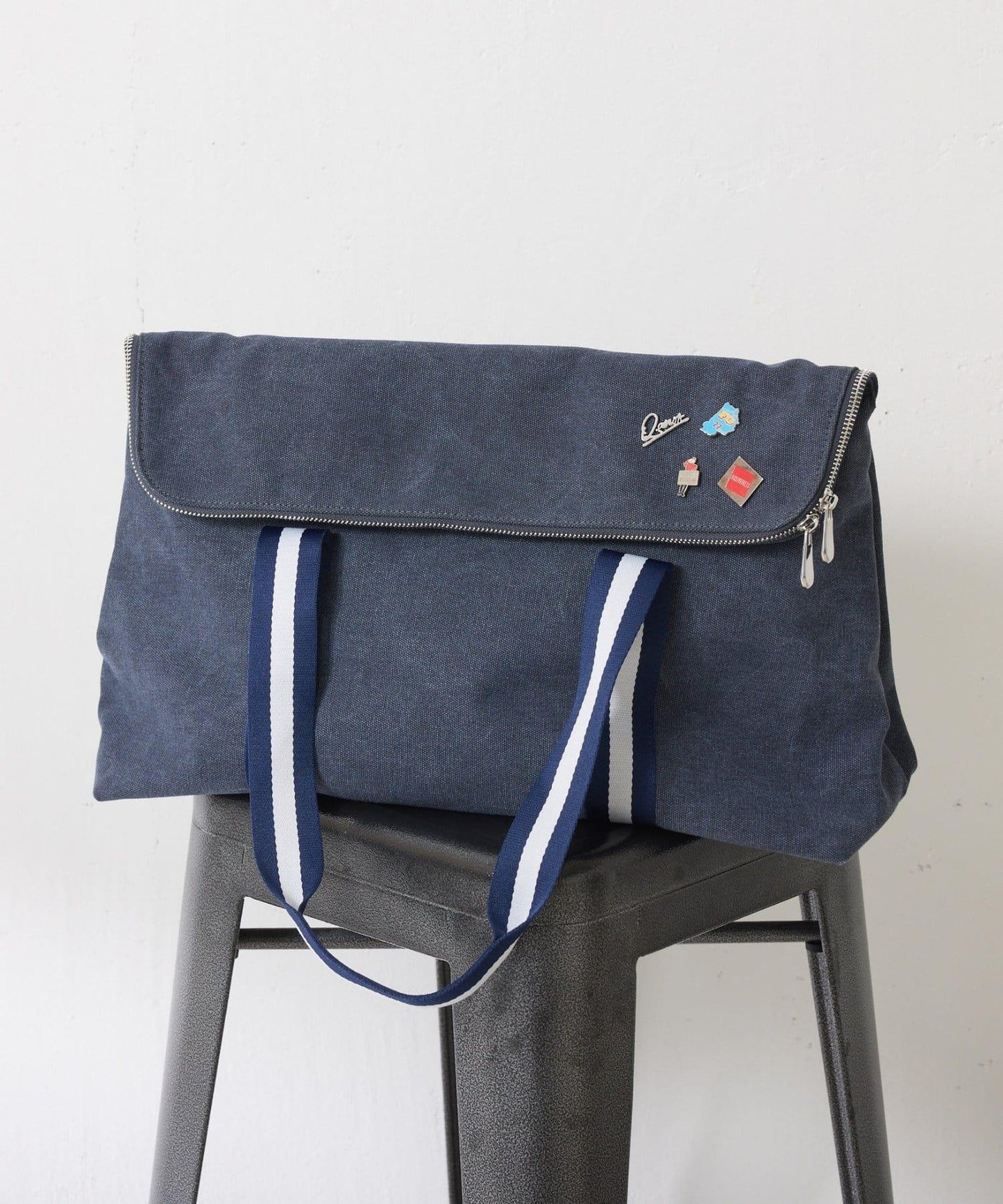 【附胸針】Q.anos大號波士頓托特包