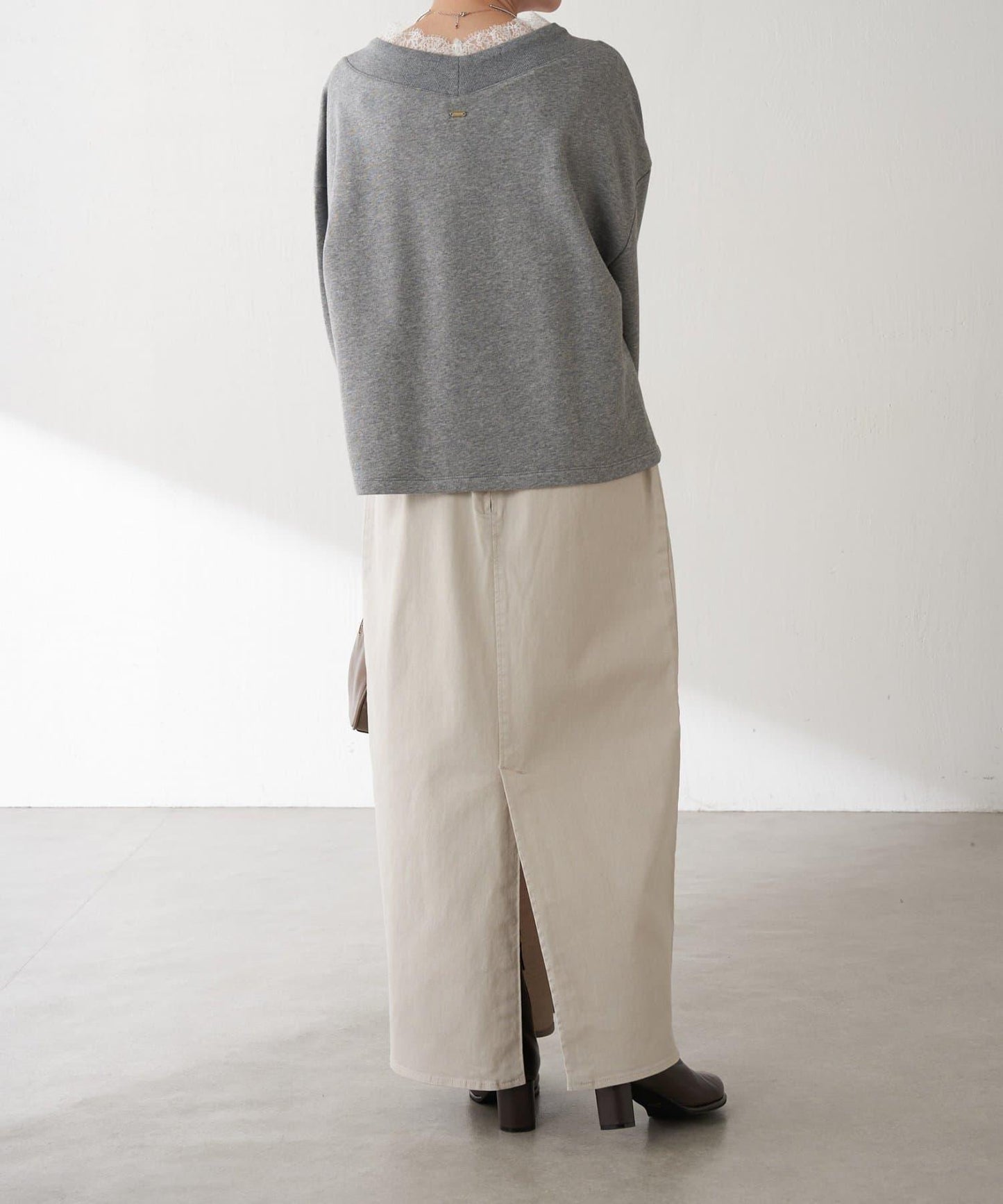 【彈力面料◎】Q.anos 修身牛仔半身裙