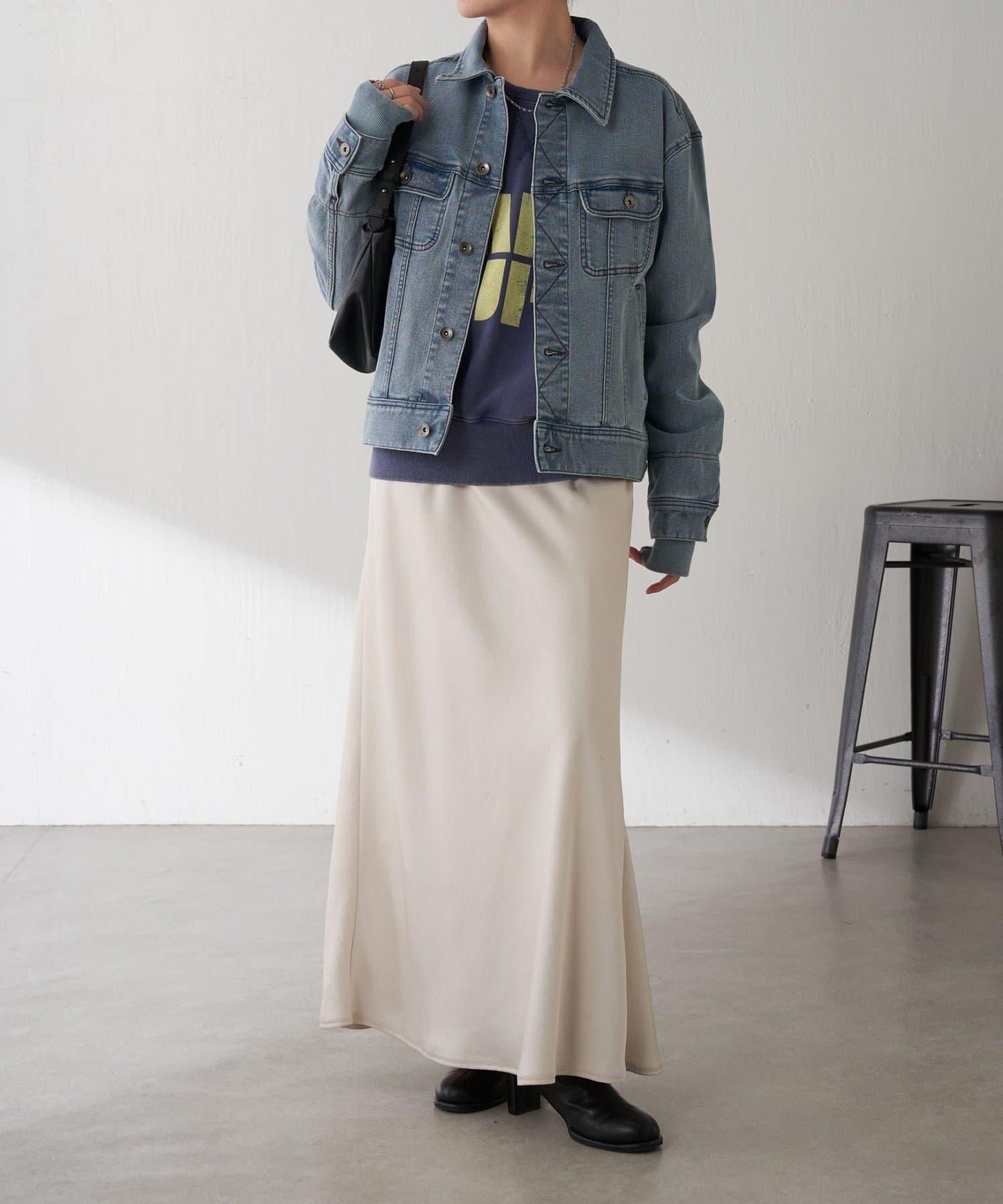 【2尺碼可選】Q.anos 彈力羅紋夾克