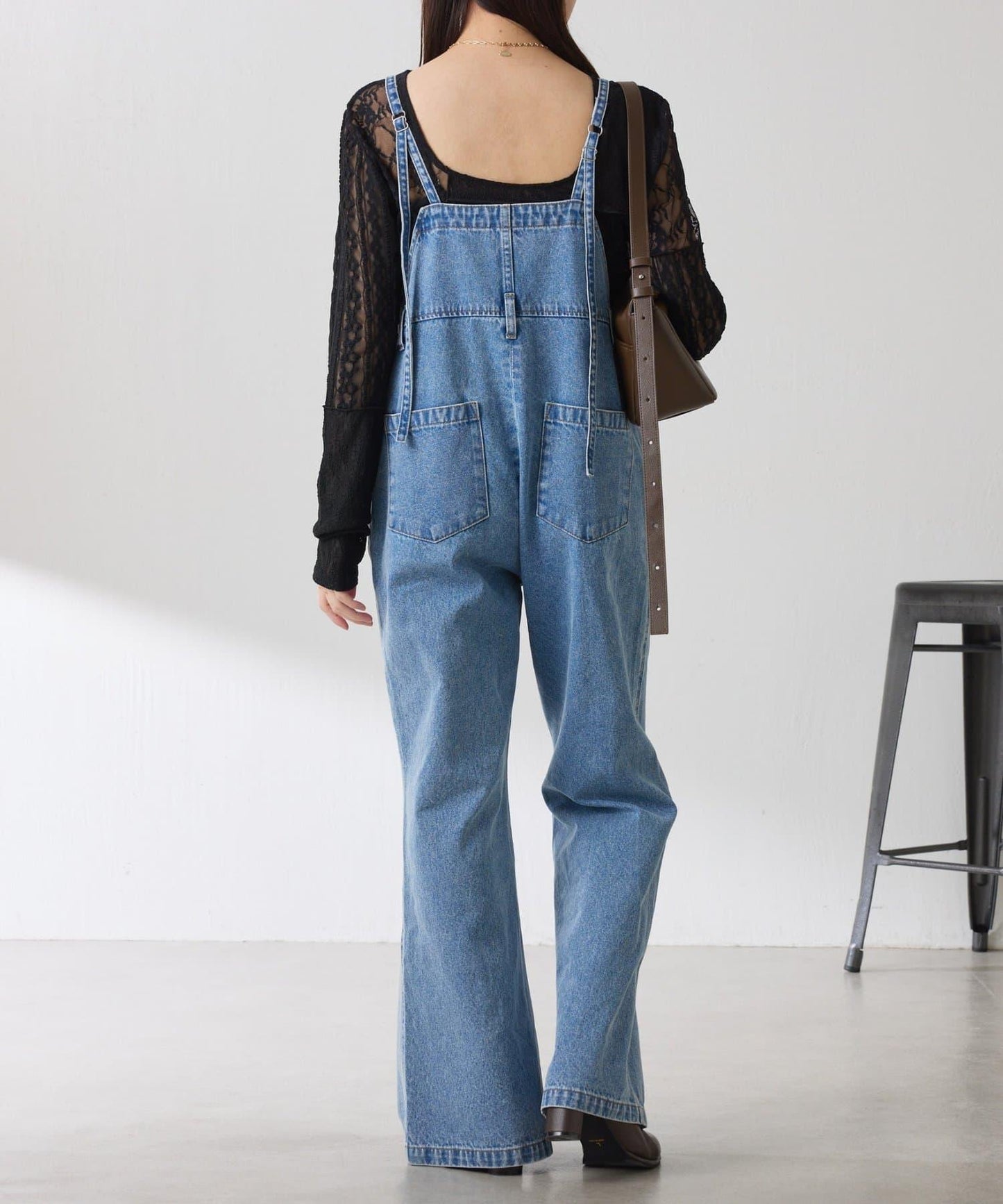 【顯瘦款】Q.anos 喇叭連體褲