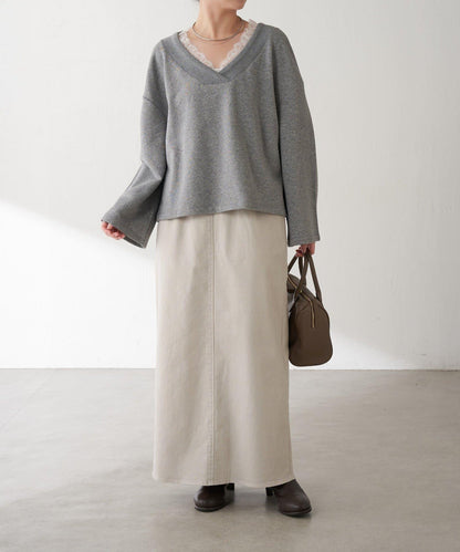 【彈力面料◎】Q.anos 修身牛仔半身裙