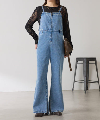 【顯瘦款】Q.anos 喇叭連體褲