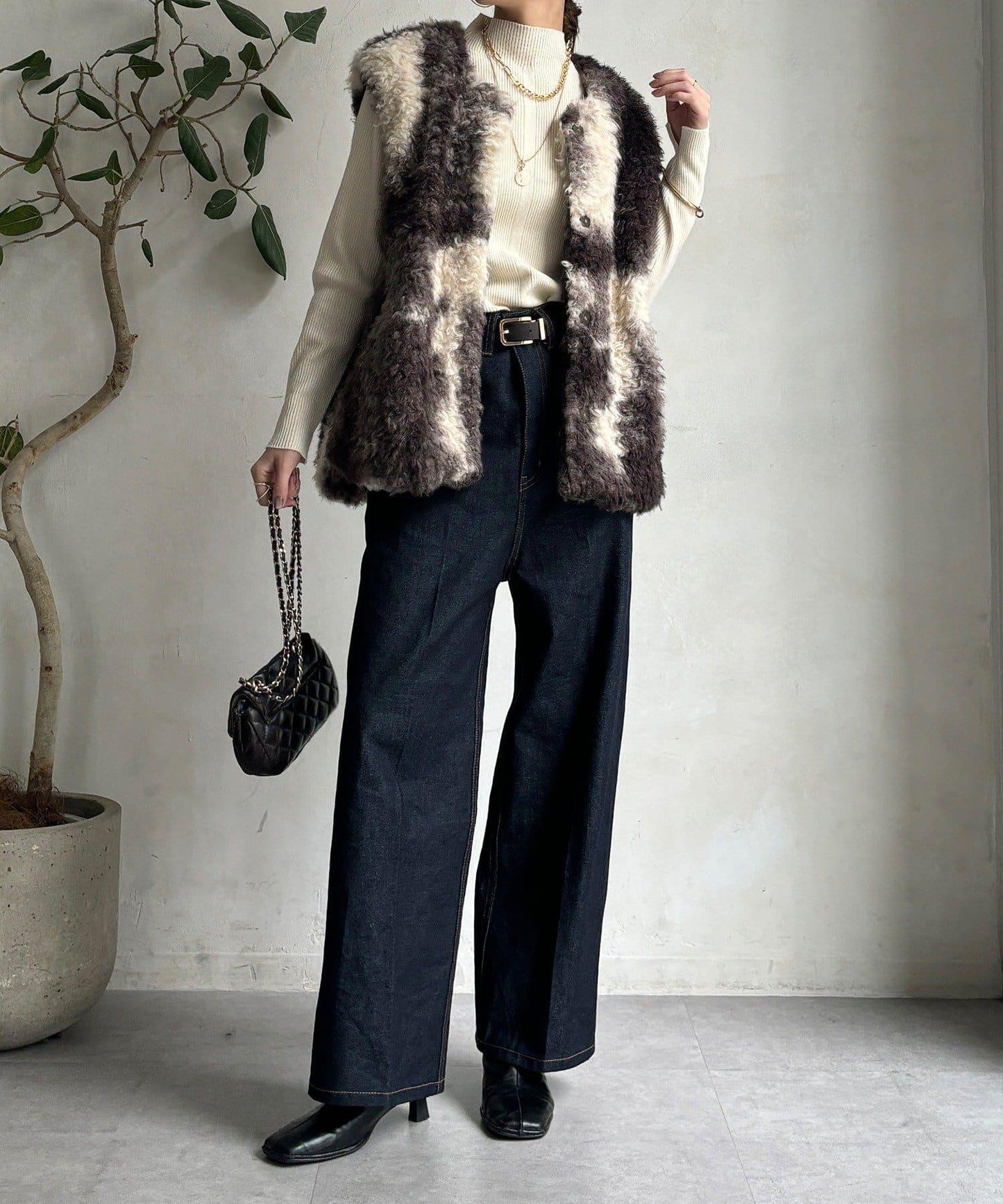 貴賓犬仿皮草漸變馬甲