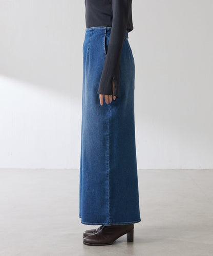 【彈力面料◎】Q.anos 修身牛仔半身裙