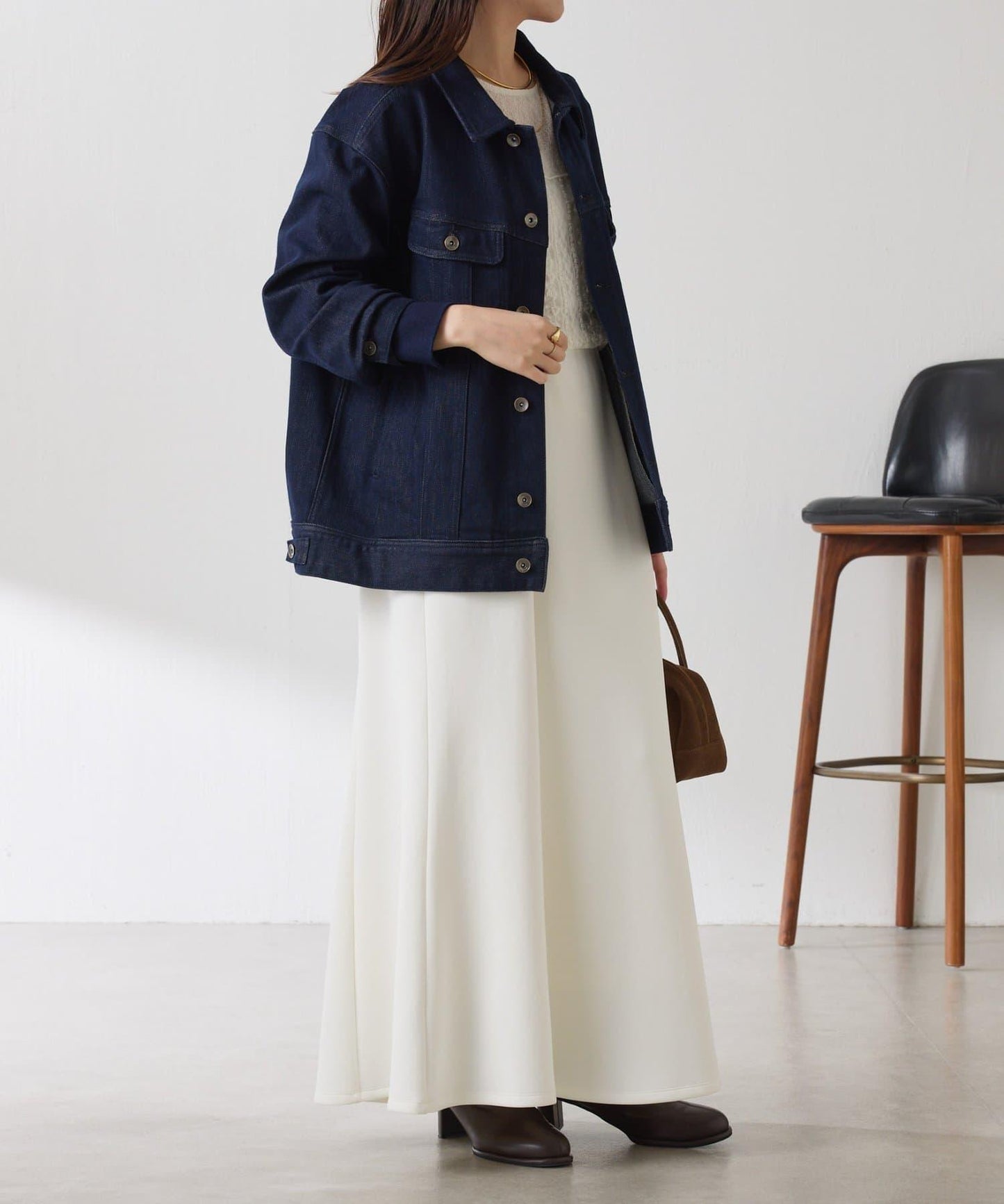 【2尺碼可選】Q.anos 彈力羅紋夾克