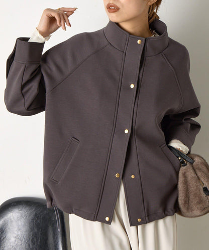 插肩袖長款大衣