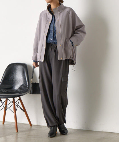 插肩袖長款大衣