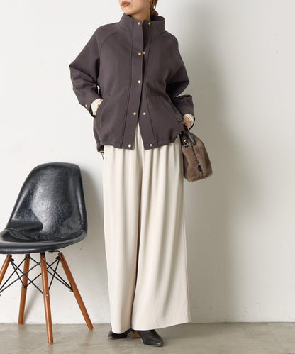 插肩袖長款大衣