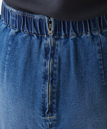 【彈力面料◎】Q.anos 修身牛仔半身裙