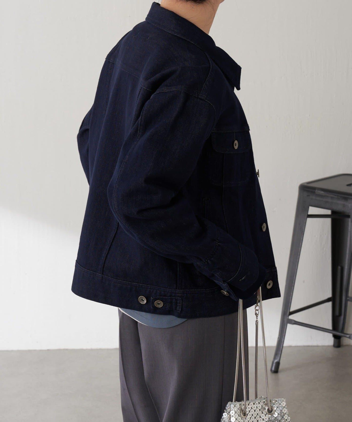 【2尺碼可選】Q.anos 彈力羅紋夾克