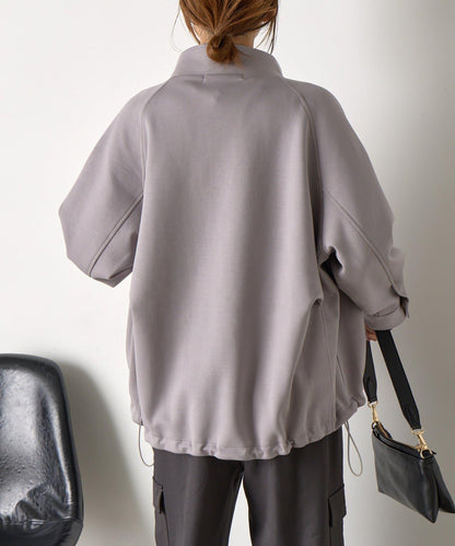 插肩袖長款大衣