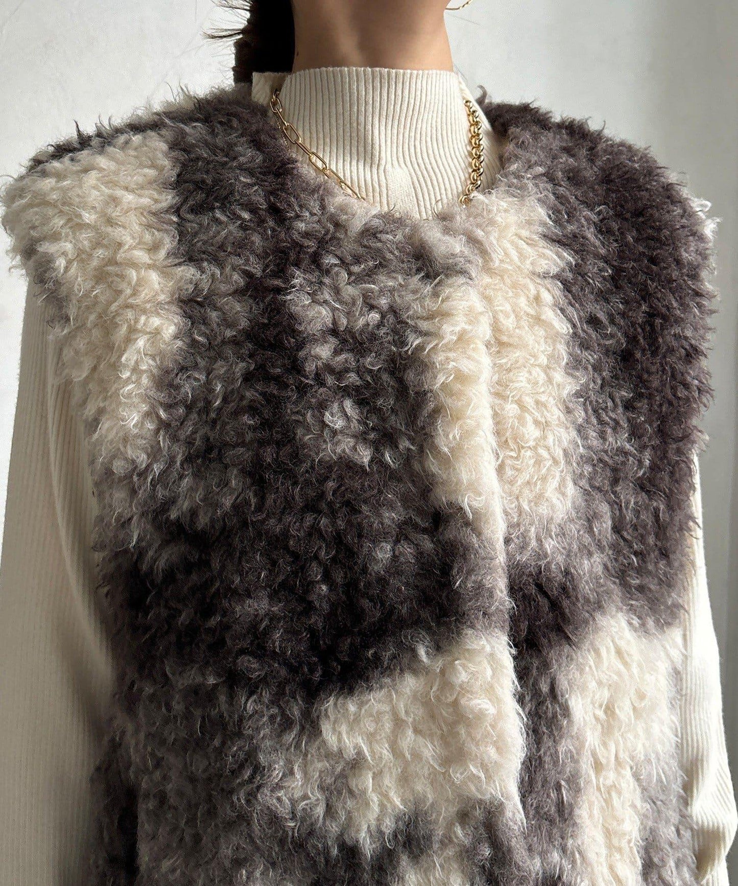 貴賓犬仿皮草漸變馬甲