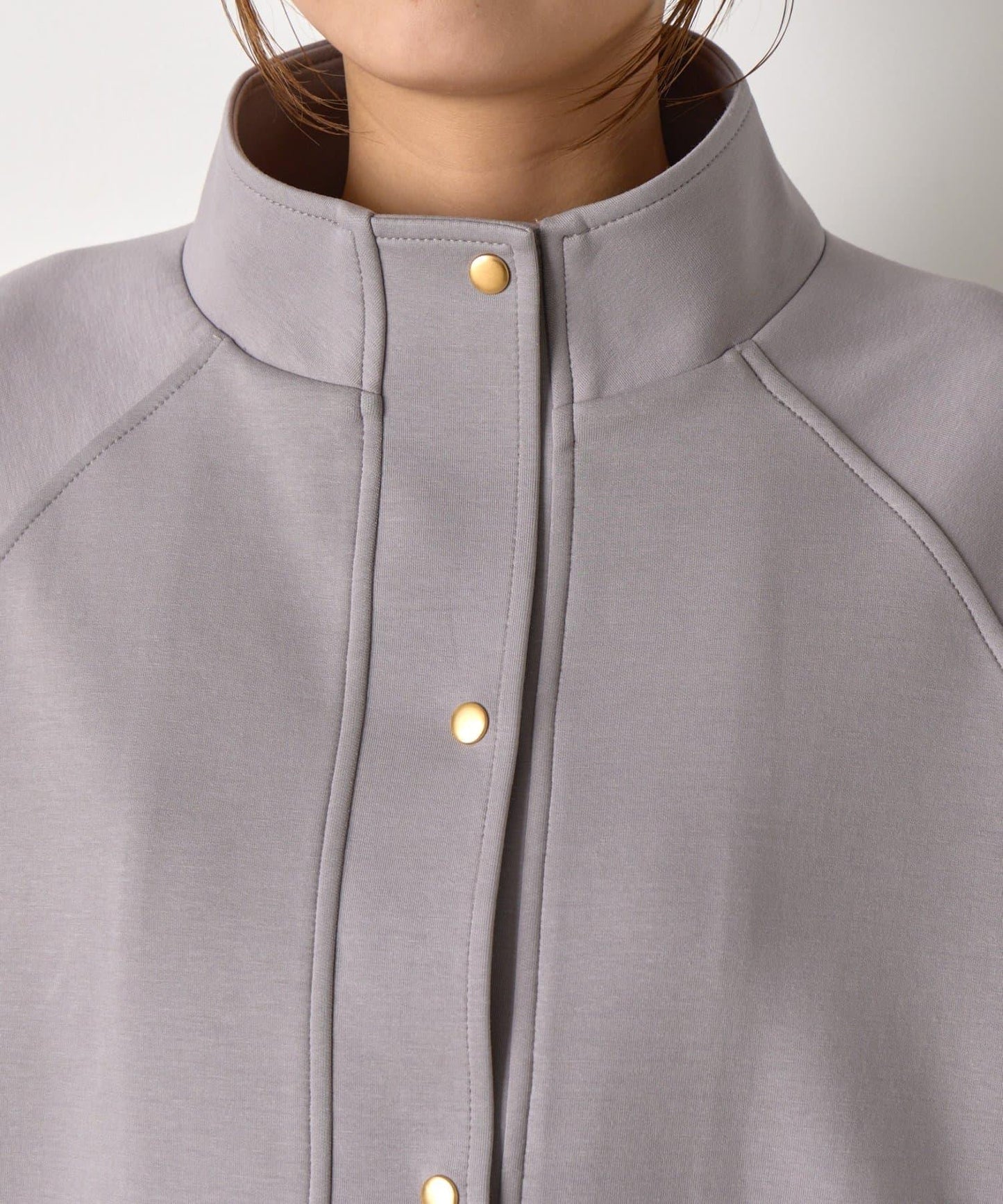 插肩袖長款大衣