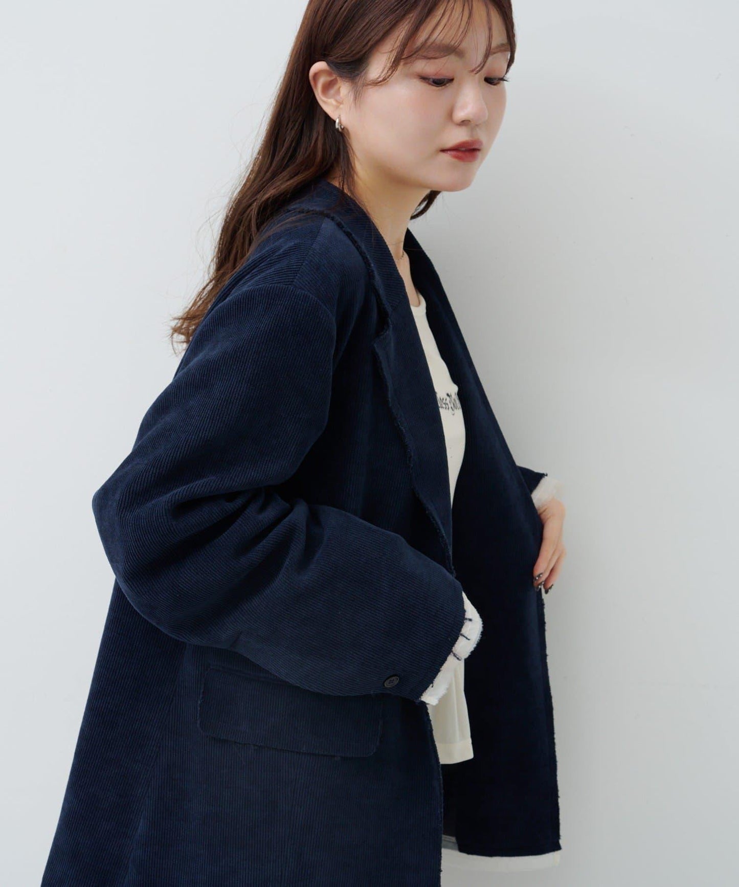 燈芯絨內襯夾克