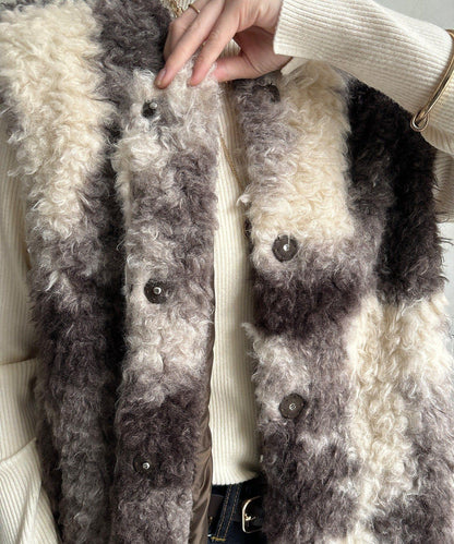 貴賓犬仿皮草漸變馬甲