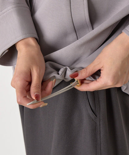 插肩袖長款大衣