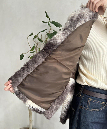 貴賓犬仿皮草漸變馬甲