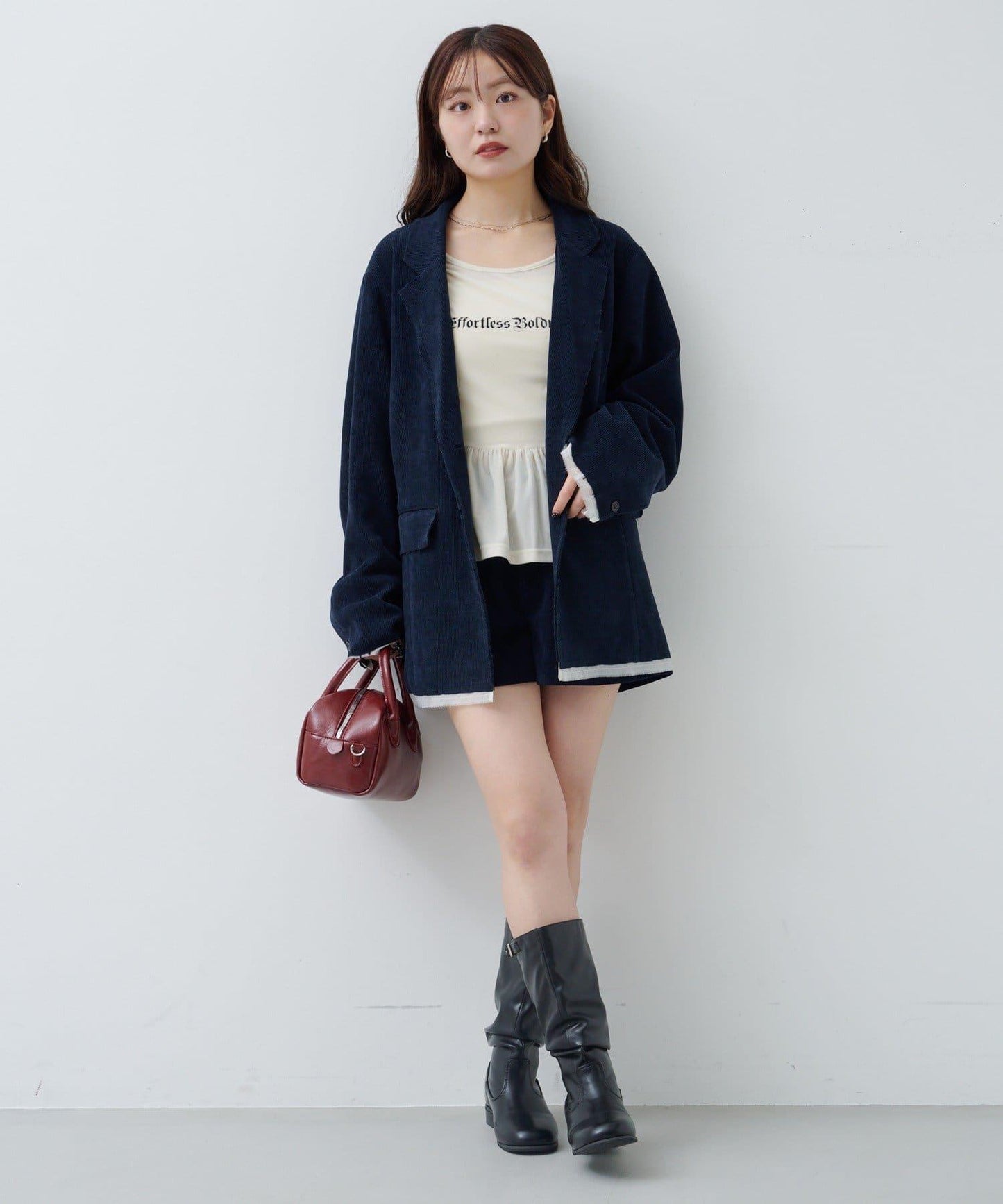 燈芯絨內襯夾克