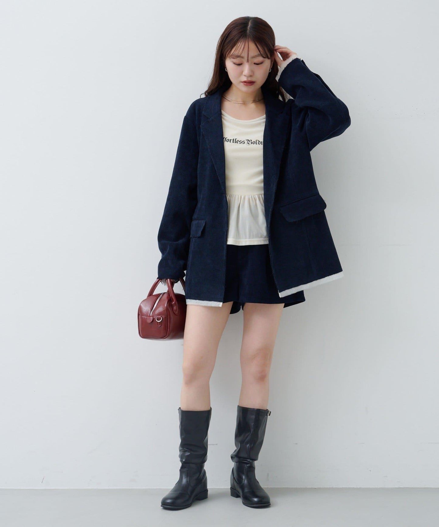 燈芯絨內襯夾克