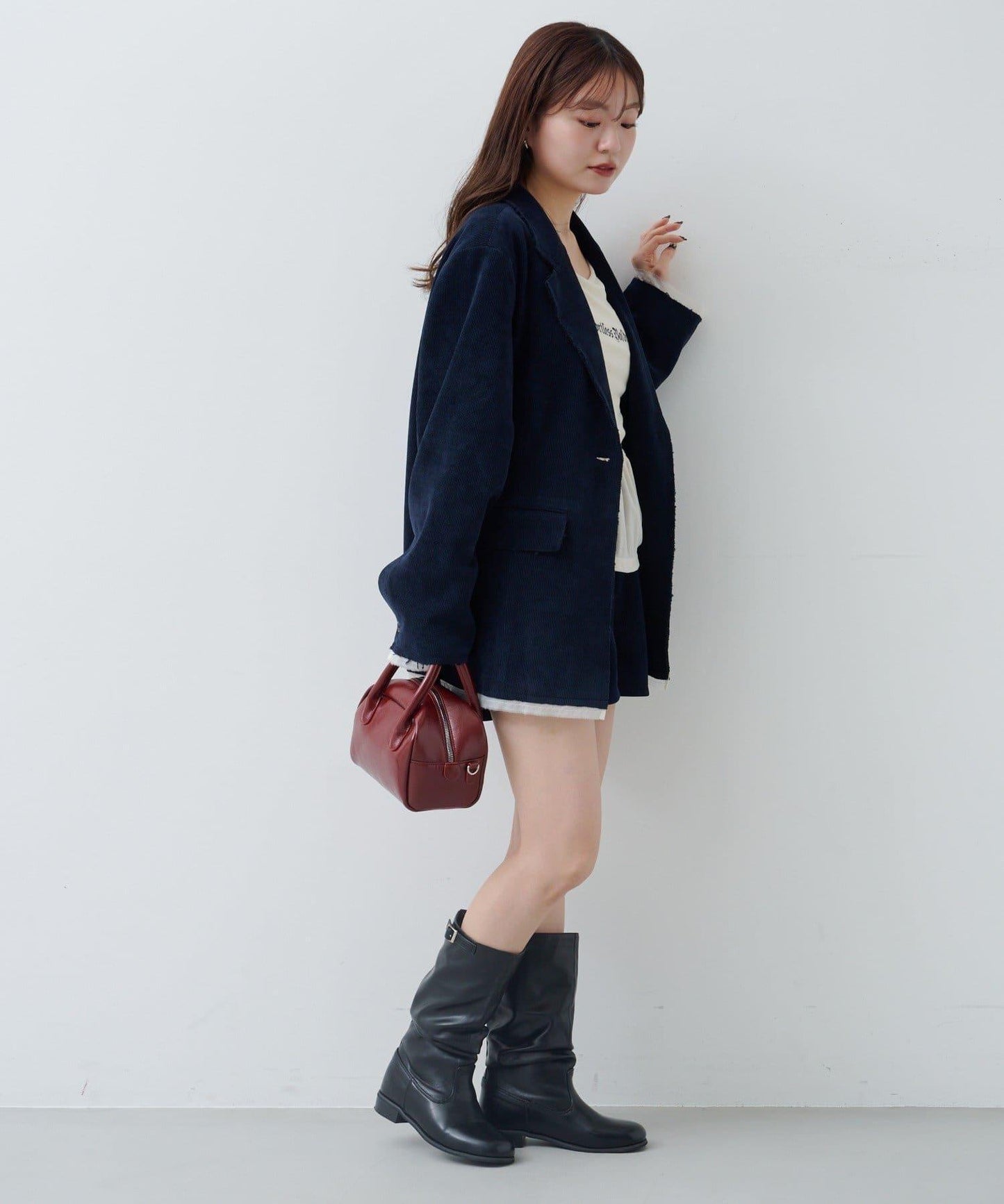 燈芯絨內襯夾克