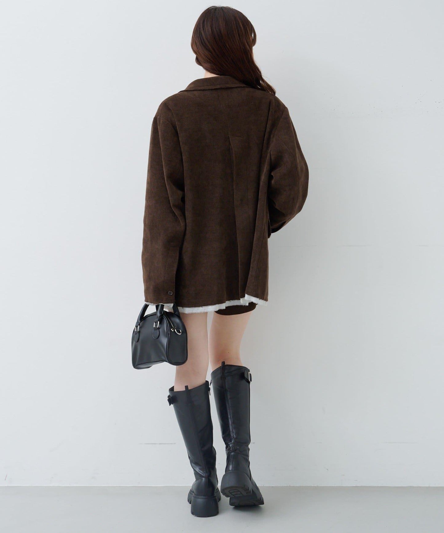 燈芯絨內襯夾克