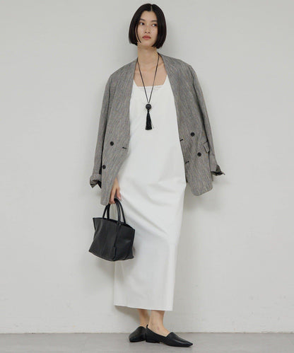 【近日開始】無領粗花呢夾克