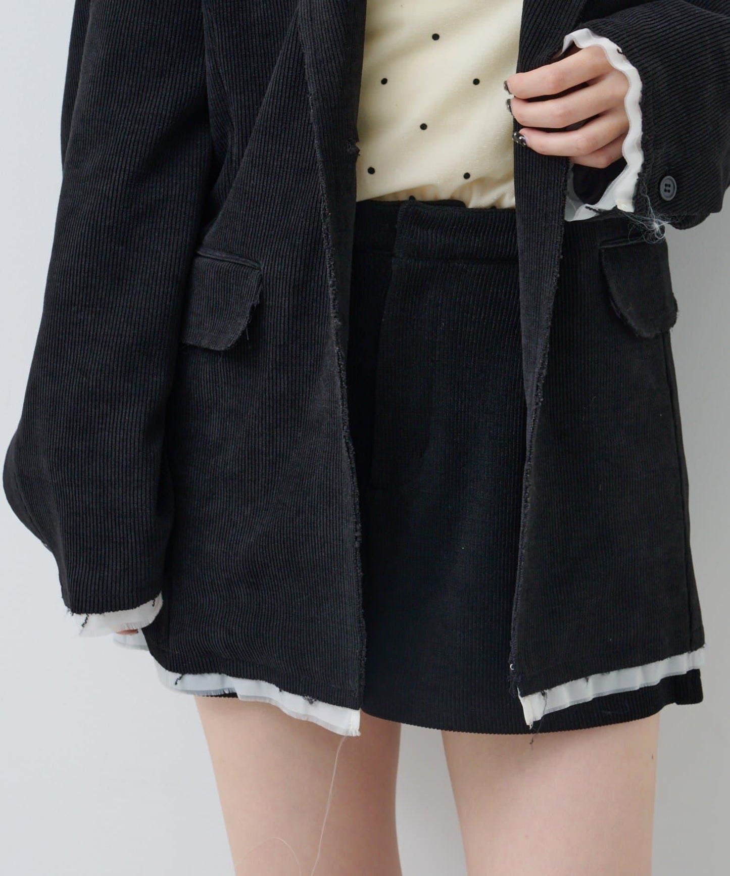 燈芯絨內襯夾克