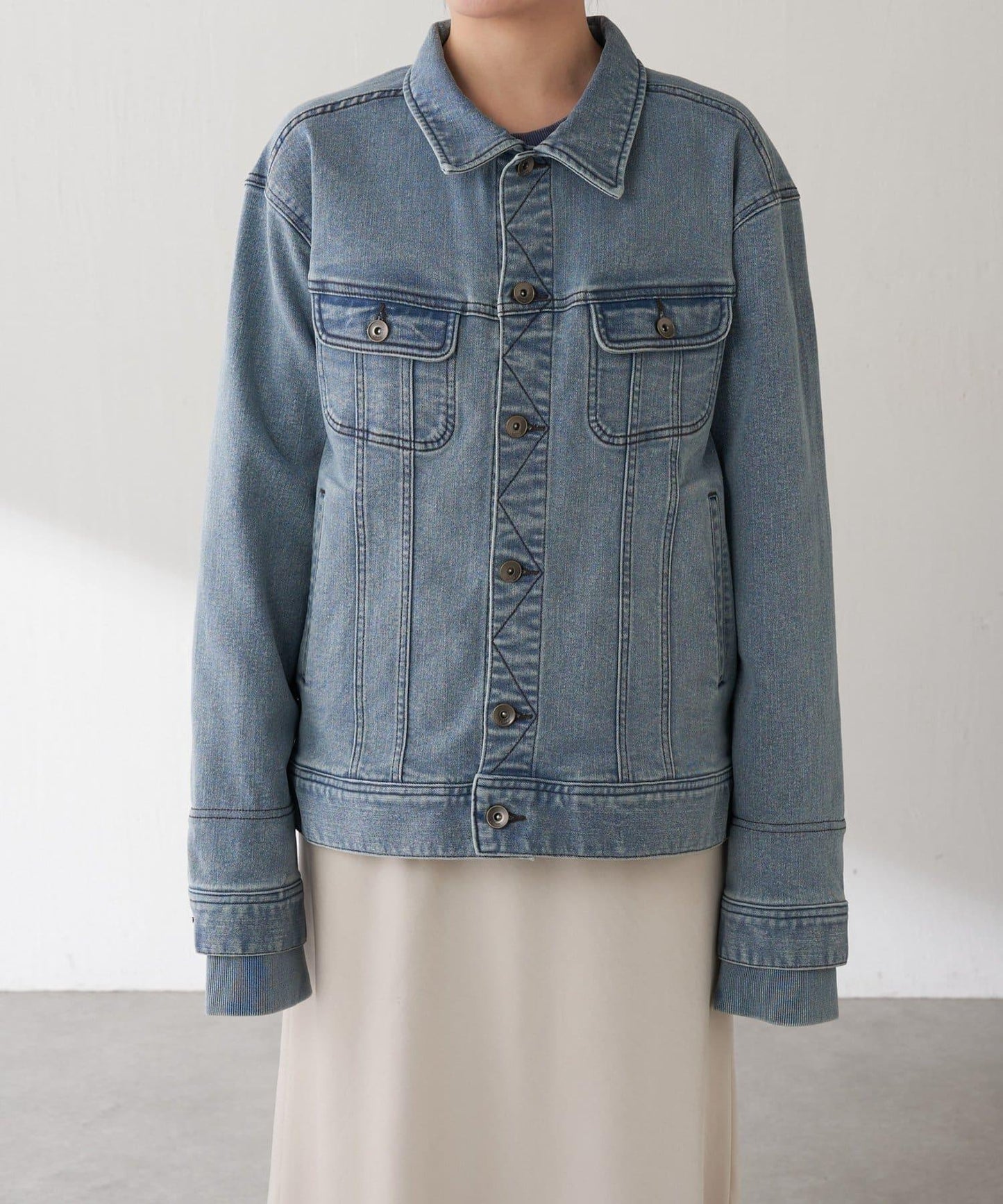 【2尺碼可選】Q.anos 彈力羅紋夾克