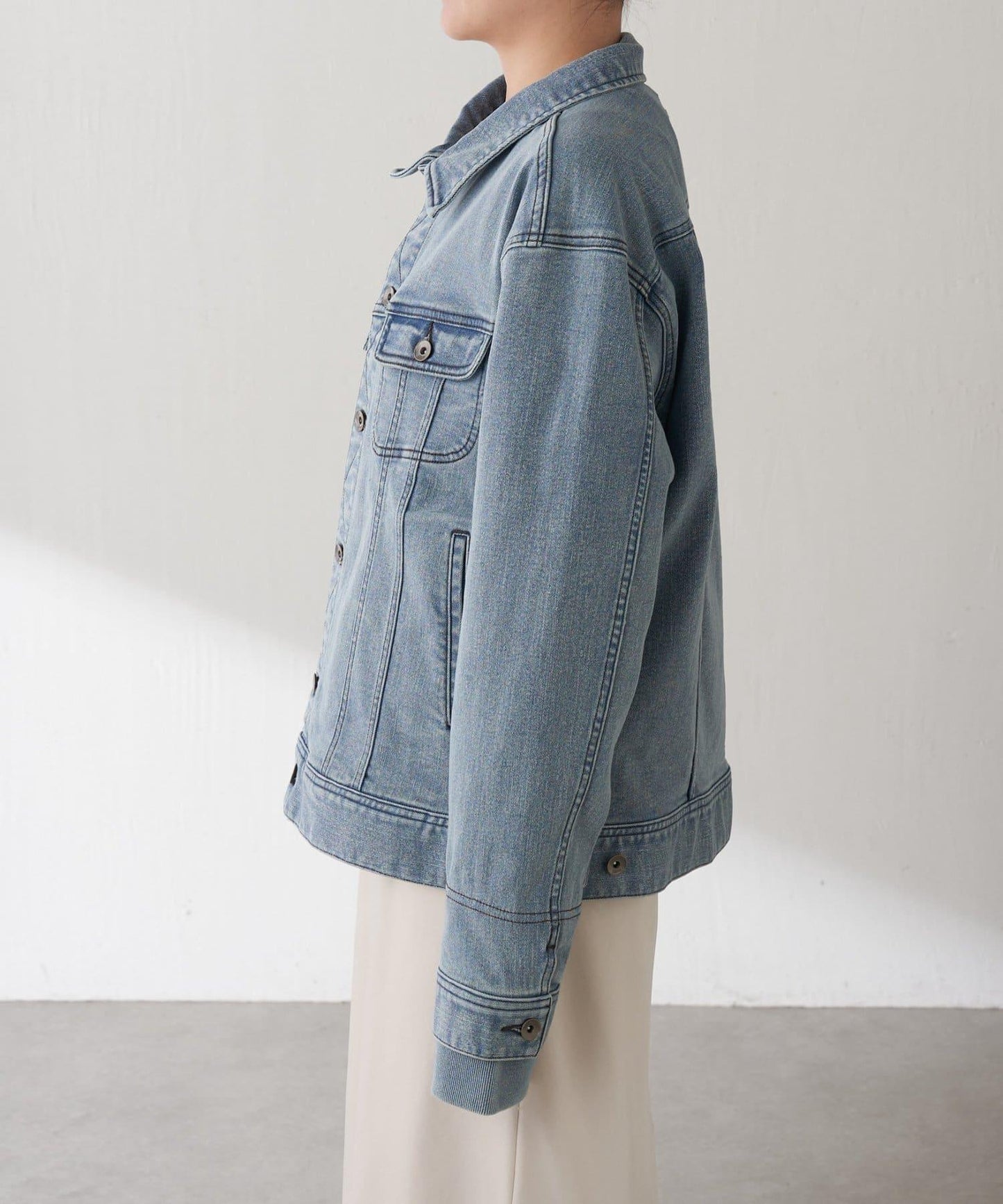 【2尺碼可選】Q.anos 彈力羅紋夾克