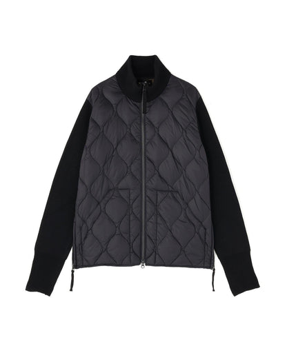 TAION MILITARY高領針織拼接羽絨夾克軟殼女款