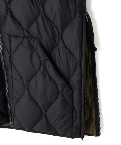 TAION MILITARY高領針織拼接羽絨夾克軟殼女款