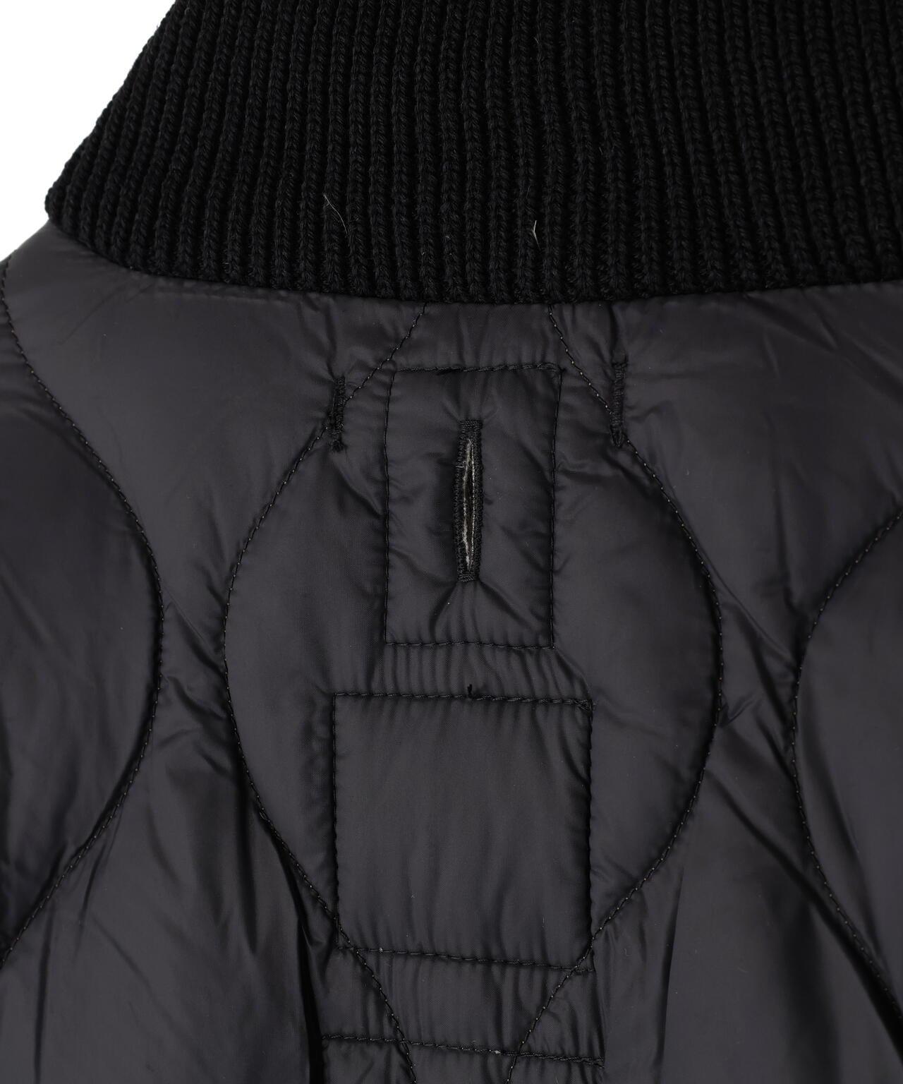 TAION MILITARY高領針織拼接羽絨夾克軟殼女款