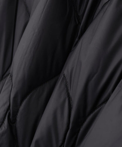 TAION MILITARY高領針織拼接羽絨夾克軟殼女款