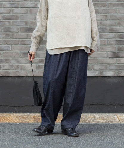 牛仔寬鬆褲