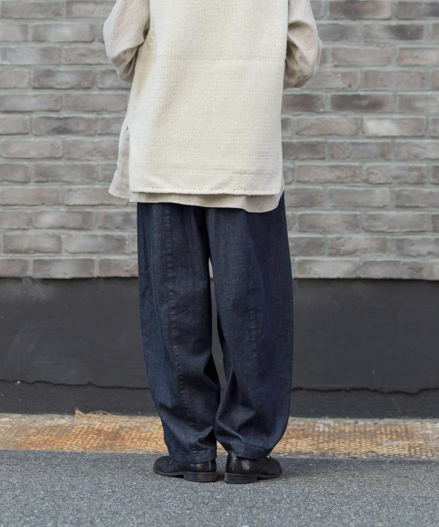 牛仔寬鬆褲
