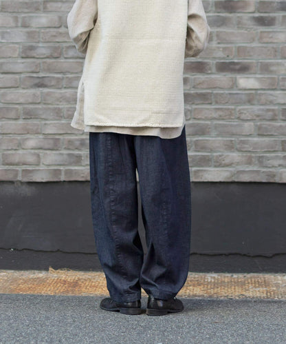 牛仔寬鬆褲
